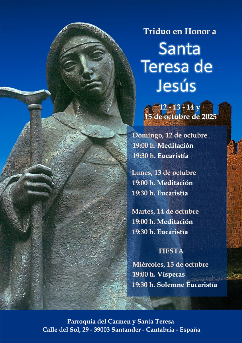 2025 Triduo Santa Teresita sitio